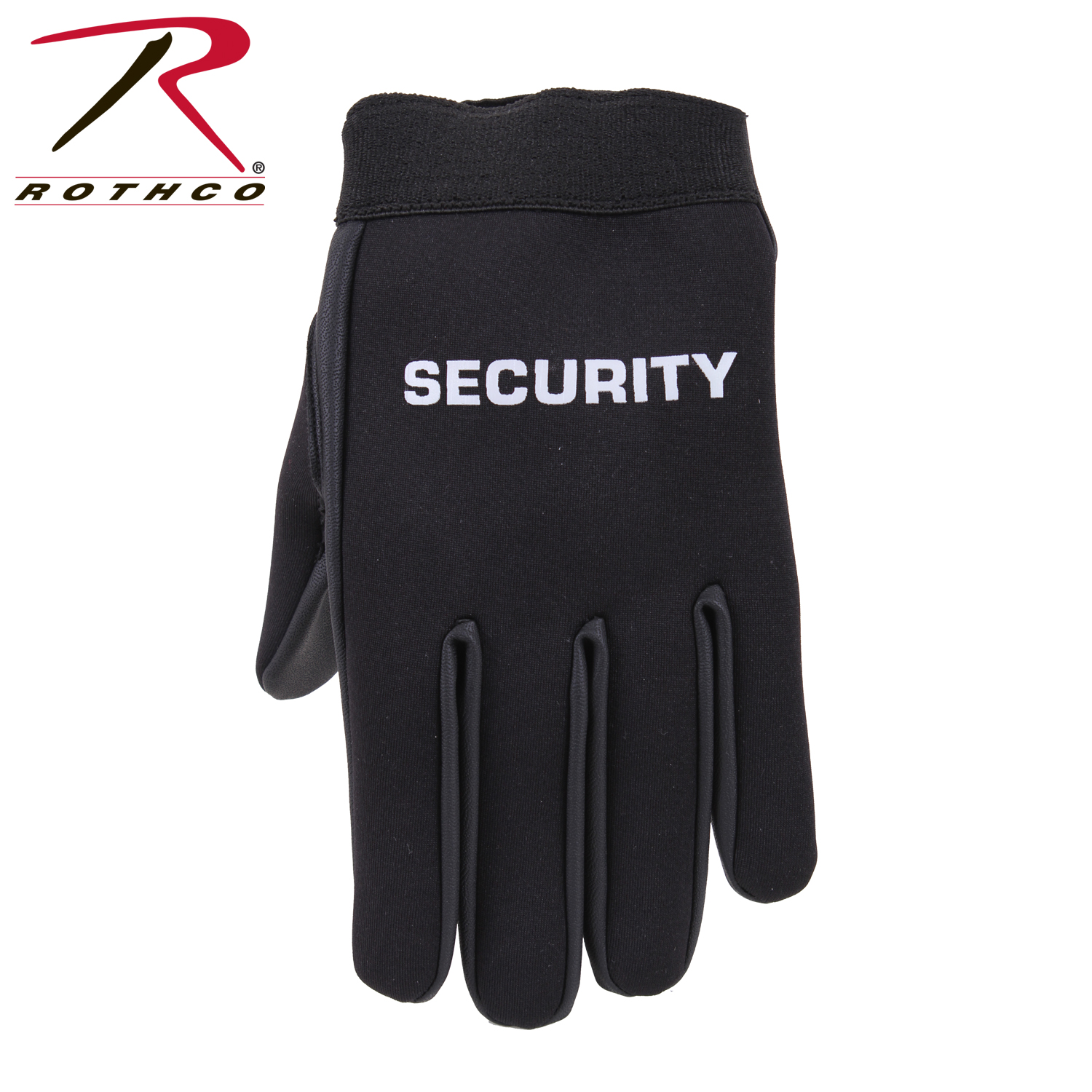 Rothco Black Neoprene Touch Screen Duty Gloves